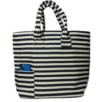 jacquard Stripe Pattern Canvas Beach bag shoulder bag