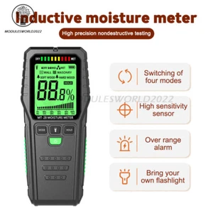 MT28 Inductive Wood Moisture Meter Electromagnetic Wave Timber Hydrometer Tester - Picture 1 of 12
