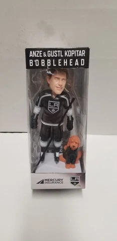 Anze & Gustl Kopitar Bobblehead NIB Cover