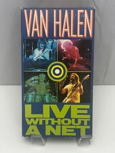 Van Halen - Live Without a Net (VHS 1986) 5150 Sammy Hagar Eddie Alex Rock Music - Picture 1 of 5