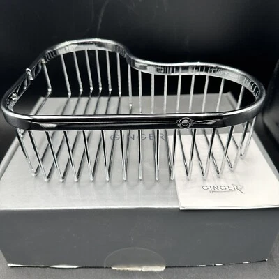 Cesta de ducha cromada pulida esquina estante de Ginger Splashables 505L grande Foto 1 de 4