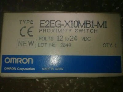 Omron E2EG-X10B1-M1 proximity switch sensor 12 TO 24 Volt new boxed. - Image 1 of 2
