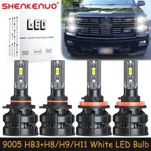 For Chevy Silverado 1500 2007-2015 2019-2021 LED Headlight Bulb High Low Beam Z8 - Picture 1 of 18