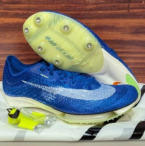 Scarpe Nike Air Zoom Victory Uomo 5 Racer Blu Bianco Track Spikes CD4385-400 - Foto 1 di 11