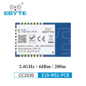 5PCS CC2530 2.4GHz ZigBee Module 2.5mW PA+LNA Wireless Module IO SMD Wireless - Picture 1 of 6