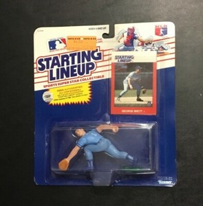 VTG Kenner Starting Lineup 1988 SLU George Brett Kansas City Royals Figure Toy