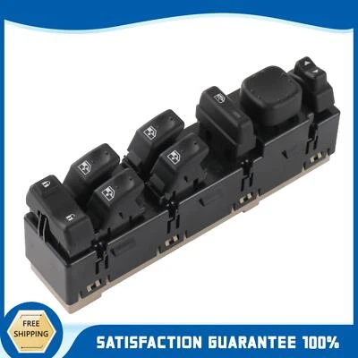 Interruptor de control de ventana de puerta del conductor delantero para GMC Sierra 1500 2003-2007 15883323 Foto 1 de 4