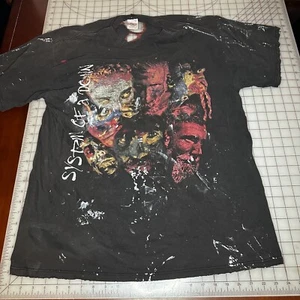 Vintage system of a down searching for satellite signal T shirt XL Distressed @ - Picture 1 of 24
