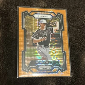 Noah Schultz 2024 Panini Prizm Pulsar Orange Parallel 394/399 NO. 297 WHITE SOX - Picture 1 of 7