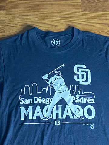 MANNY MACHADO  PADRES ‘47 BRAND T SHIRT. SIZE M Cover