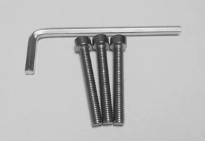 3 Replacement Screw Bolt for KMC XD Series XD797 Spy XD809 Riot Center Cap M6X45 - Picture 1 of 1