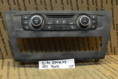 2011-2014 BMW X3 temperatura clima CA 6411928762902 controle Bx 4 059-952 - Imagem 1 de 4