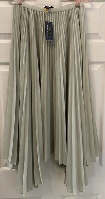 Women Pleated Georgette Handkerchief Skirt Polo Ralph Lauren - Image 1 of 4