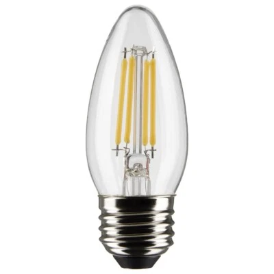 Satco S21286 - 4 Watt B11 LED Clear Bulbs - 4000K (2 or 24 Pack) - Image 1 of 4