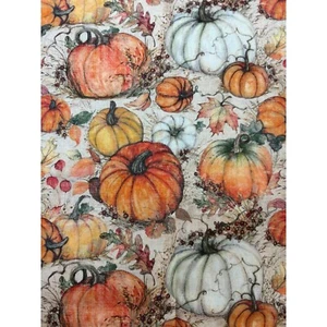 1/2 Yard - Kürbisse Herbst Stoff - Susan Winget - Baumwolle - 18 x 44" - Bild 1 von 4