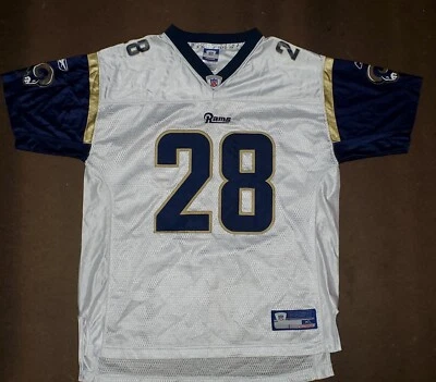 Camiseta cosida Marshall Faulk #28 St. Louis Rams NFL Youth XL (18-20) Foto 1 de 4