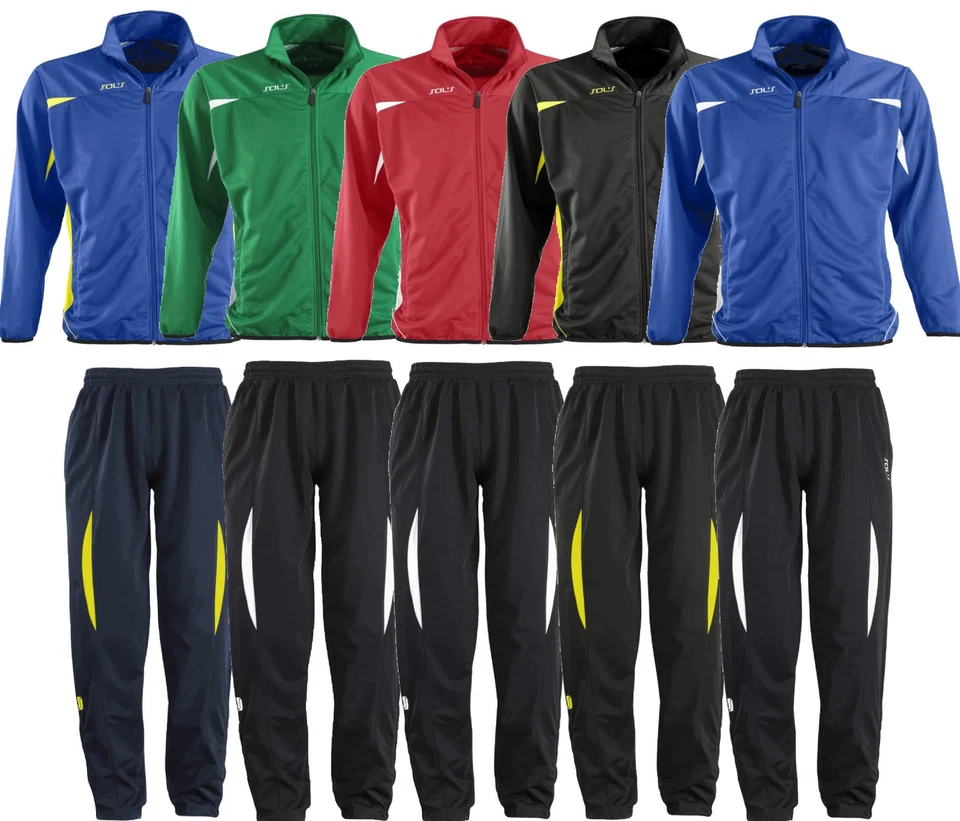 SOLS Herren Jogginganzug Freizeitanzug Fitness S M L XL XXL 3XL Übergröße in 5 Farben
