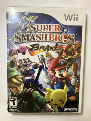 Wii Super Smash Bros Brawl Nintendo 2008 Game - Complete W/ Manual (NTSC-U) - Image 1 of 3