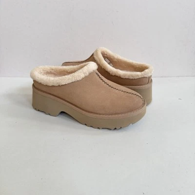 UGG NUEVAS ALTURAS ACOGEDORAS ZUECO MADERA A LA DERIVA SANDALIAS PLATAFORMA SIN CORDONES EE. UU. 7 / UE 38 / REINO UNIDO 5 Foto 1 de 4