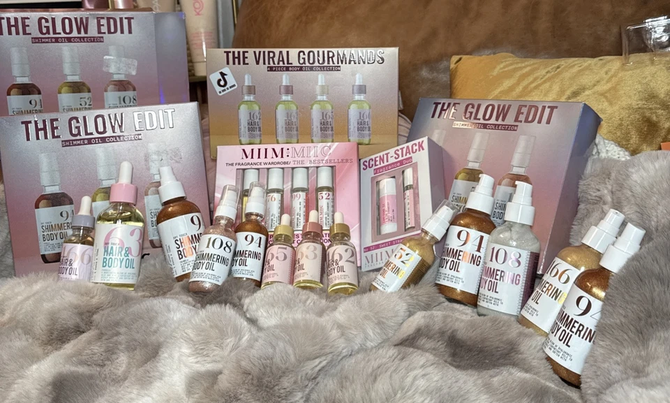 SALE! Lot Of MIIM MIIC - Shimmer Oil Collections The Glow Edit Sets, 62,63,64,65 - Image 1 of 4