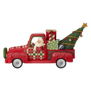 Jim Shore Country Living Santa in Red Pickup Truck Figurine, 6.8 Inch, Multic... - Bild 1 von 6