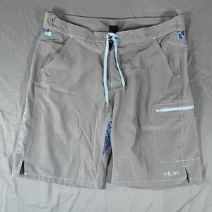 HUK Angelshorts Herren XL grau Activewear Performance Wear Strand Sommer Cargo - Bild 1 von 5