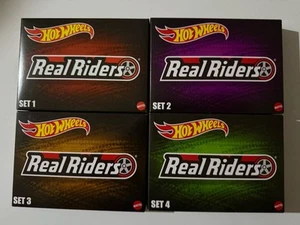 HOT WHEELS Collectors Real Riders Wheels Pack Sets 1-4 - Picture 1 of 2