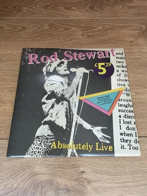 Rod Stewart- Absolutely Live - 2x 12" Vinyl LP Record  - Image 1 of 4