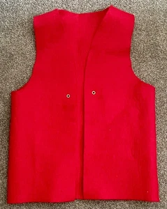 Boy Scouts Of America Red Patch Vest NEW size Youth X Large - Picture 1 of 1