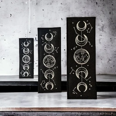 Celestial Moon Phases Patch Multi Sizes 1.5"-7.82" - Image 1 of 4