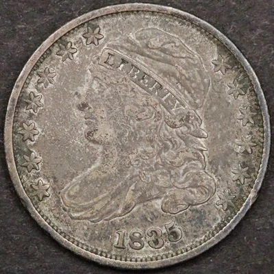 1835 Capped Bust Dime - XF - Image 1 of 2