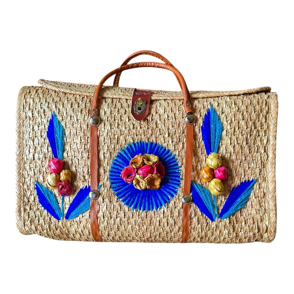 Vintage 1960’s Wicker Bag - Image 1 of 4