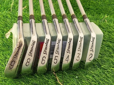 Spalding Bob Goalby Power Weighted Irons 2-6, 8-9 Aluminum Shaft Medium Flex - Image 1 of 4