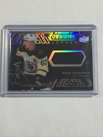 20-21 Ud Black Obsidian Jersey Brad Marchand 231/249 Cover