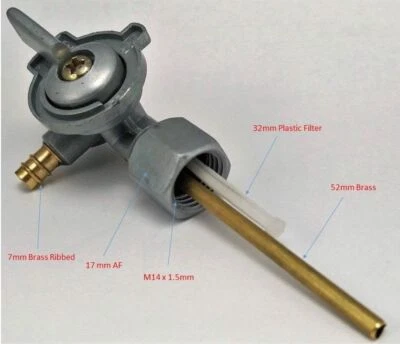 Conjunto de interruptor de válvula de combustible para Yamaha YG1 YG5 YJ1 YJ2 Foto 1 de 4