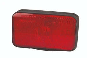JAGUAR XJS FACELIFT REAR SIDEMARKER REFLEX LAMP RED LENS LEFT HAND LHC5033AA - Picture 1 of 4