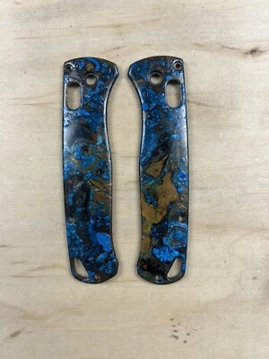 Básculas de mango Bugout hechas en banco de cobre naufragio “Día de la Tierra” personalizadas Nodak Foto 1 de 2