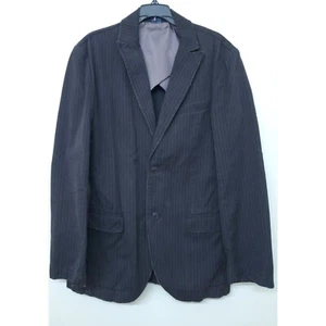 Blazer uomo French Connection nero estivo cotone a righe effetto invecchiato 40 - Foto 1 di 5
