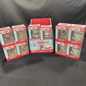 2023 Funko Minis Rudolph Red-Nosed Reindeer Complete Set Flocked & Diamond Inclu - Picture 1 of 18