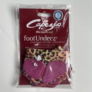 Capezio Foot Undeez Dance Leopard Print S (6-7) - Picture 1 of 2