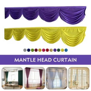 3/6m Long Tassel Silk Swag Drape Panel Wedding Stage Background EventParty Decor - Bild 1 von 26