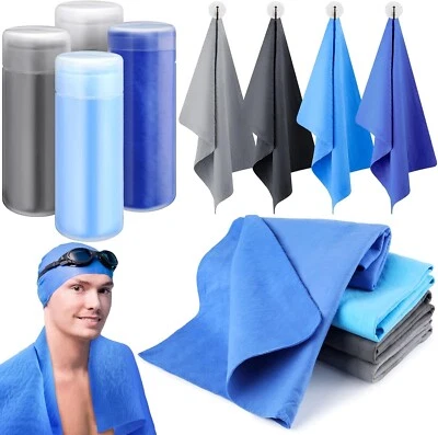 4 Piezas Gamuza de Natación Toalla Shammy Deportes Nadadores Toalla para Buceo Natación Tri... Foto 1 de 4