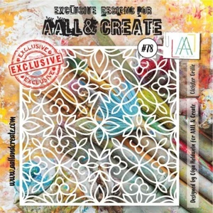 AALL and Create Schablone 6" x 6" Kreuzgang Gitter #78 - Bild 1 von 1