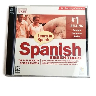 Learn to Speak Spanish Essentials 2 CD Set Learning Company Language Software - Image 1 of 4