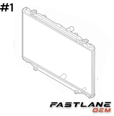 2017-2023 MAZDA CX-5 RADIATOR NEW OEM PYFW-15-200 - Image 1 of 4