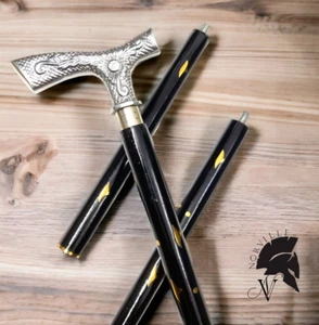 Genial bastón de madera antiguo vintage unisex regalo para todos los días - Imagen 1 de 6