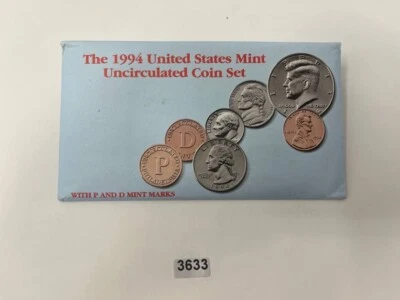 1994 US Mint Uncirculated P&D Coin Set In OGP With COA - Image 1 of 4
