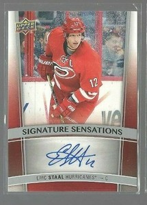 2015-16 Upper Deck Signature Sensations #SSES Eric Staal G (ref 83911)