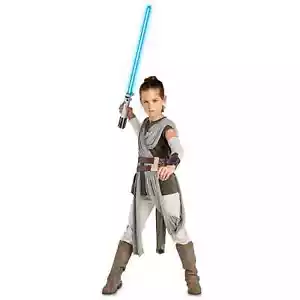 Star Wars: The Last Jedi Rey Costume for Kids Disney Store 13 - NWT & SEALED - Picture 1 of 12