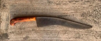 Antique Old Rare Hand Crafted Iron Blade Dagger Knife Khanjar With Bone Handle - Image 1 of 4